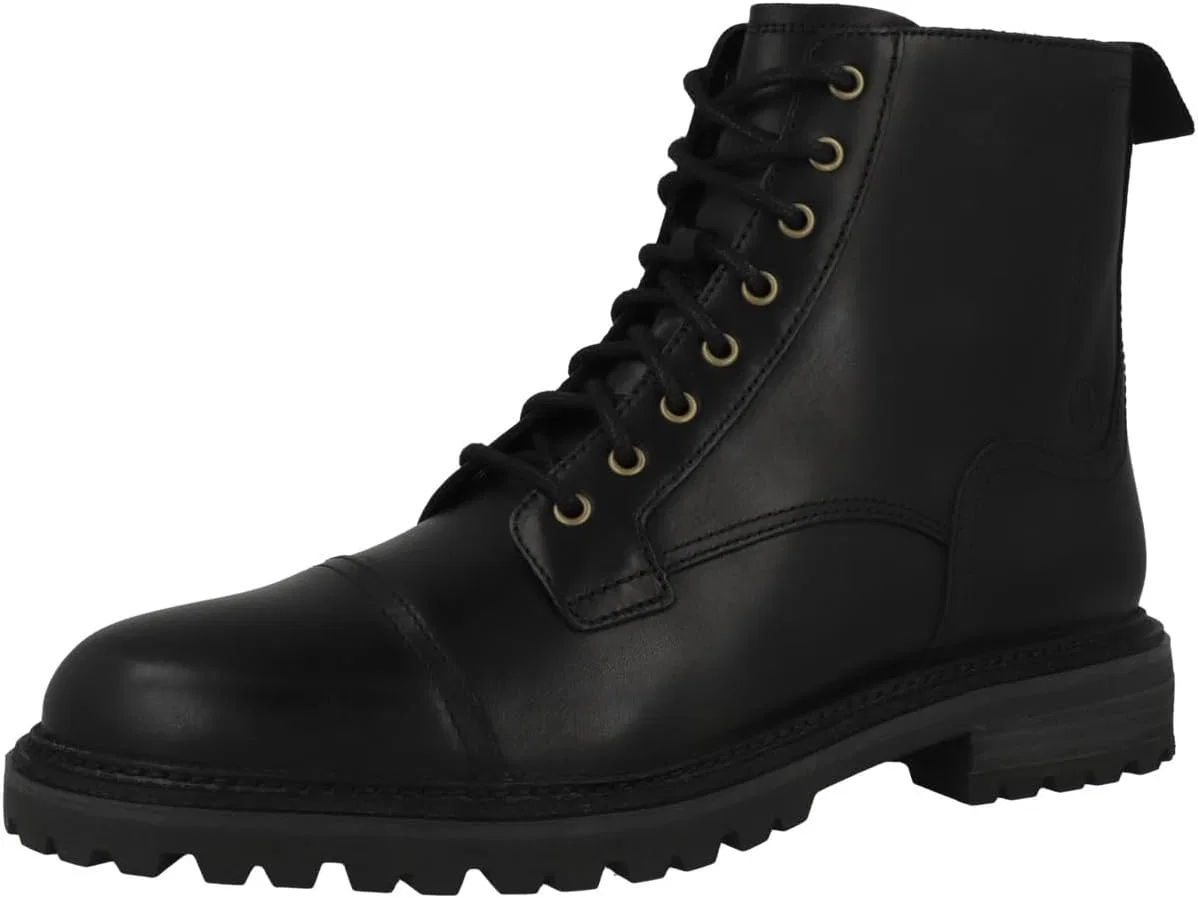 Мужские ботинки Clarks Clarkridge Hi Trainers, Black — фото 4