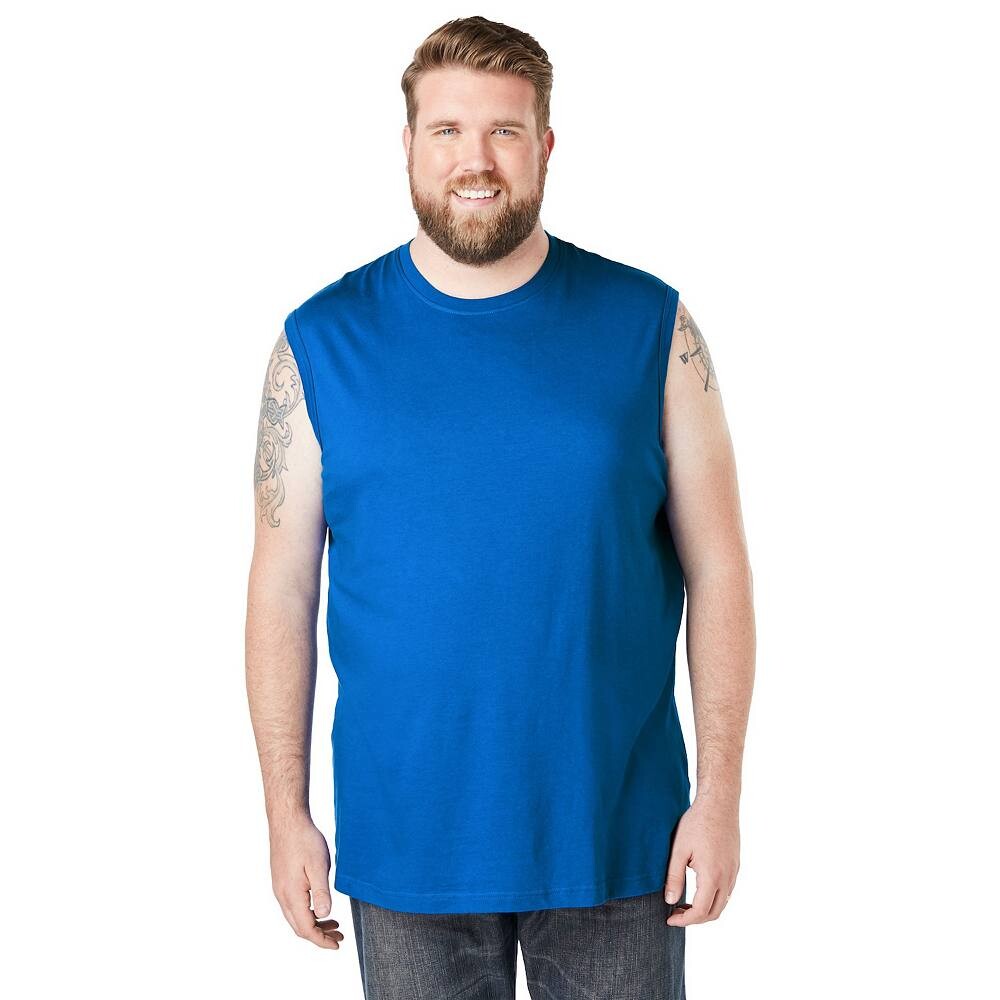 

Мужская легкая безусадочная футболка Kingsize Big & Tall с мышцами KingSize, цвет Royal Blue
