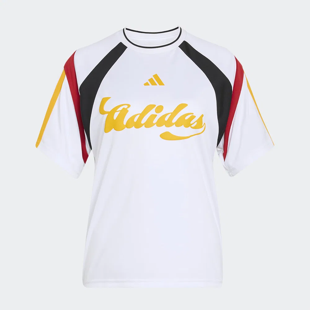 Женская футболка House of Tiro Jersey бело-чёрная от Adidas