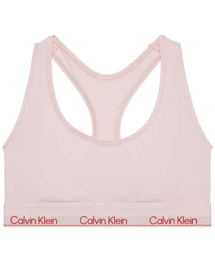 

Женский бюстгальтер Icon Cotton без подкладки со спиной-борцовкой QF8493 Calvin Klein, розовый