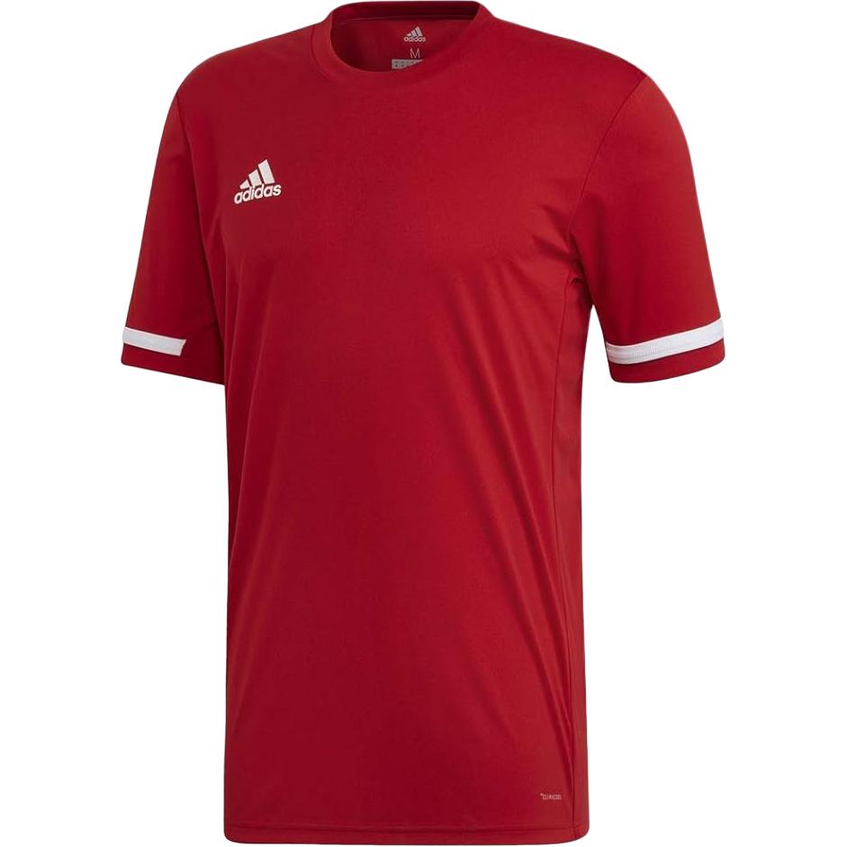 

Adidas Футболка мужская красная с круглым вырезом, Красный, Adidas Футболка мужская красная с круглым вырезом