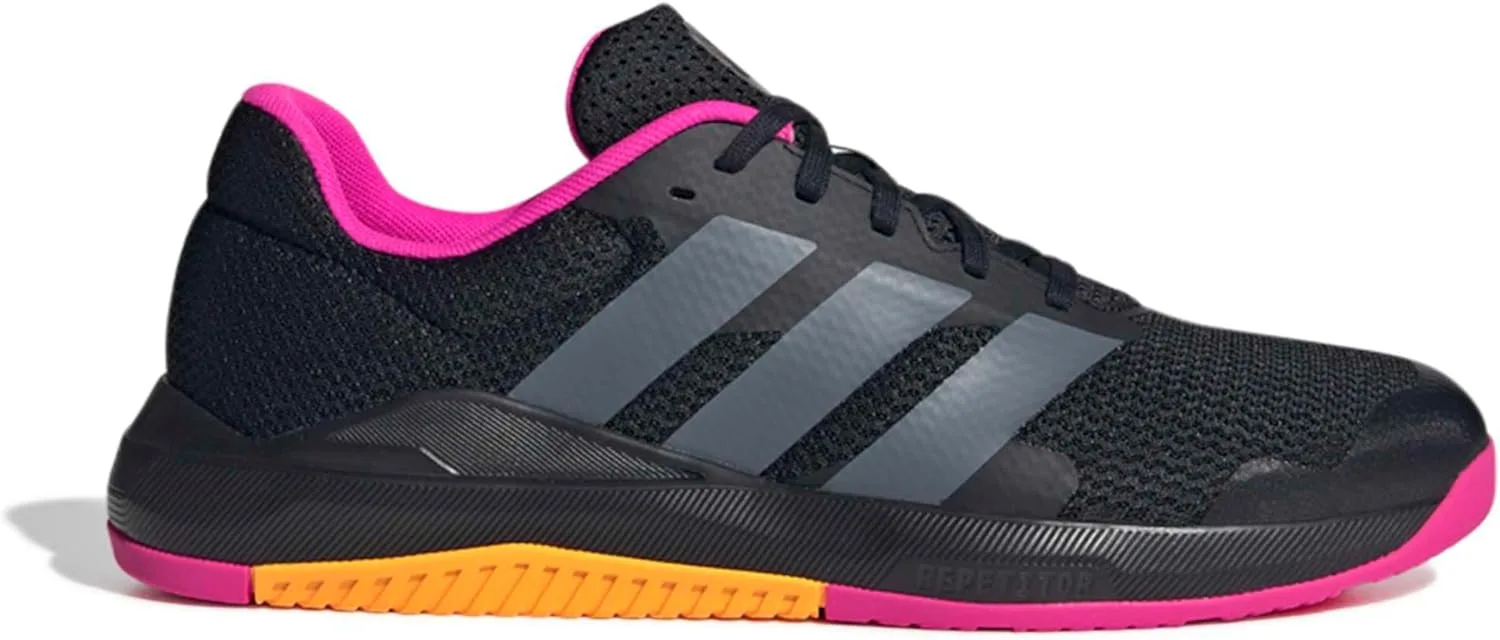 Мужские тренировочные кроссовки Adidas Dropset Base, черный/розовый — фото 2