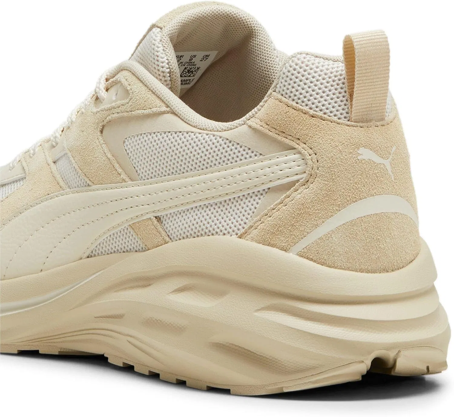 PUMA Hypnotic LS унисекс низкие кроссовки для взрослых, Putty Alpine Snow Beige White — фото 4