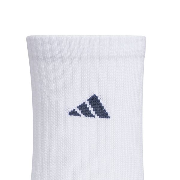 Мальчиковые носки с мягкой подкладкой, 6 пар Adidas, White Blue — фото 3