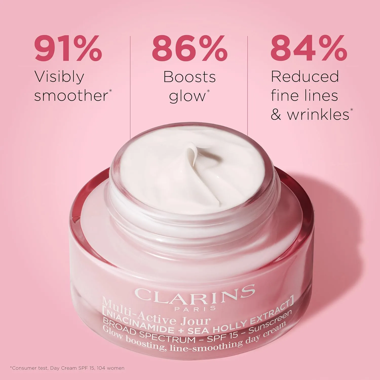Крем для лица SPF15 CLARINS Multi-Active дневной с ниацинамидом для разглаживания морщин, сужения пор и сияния — фото 2