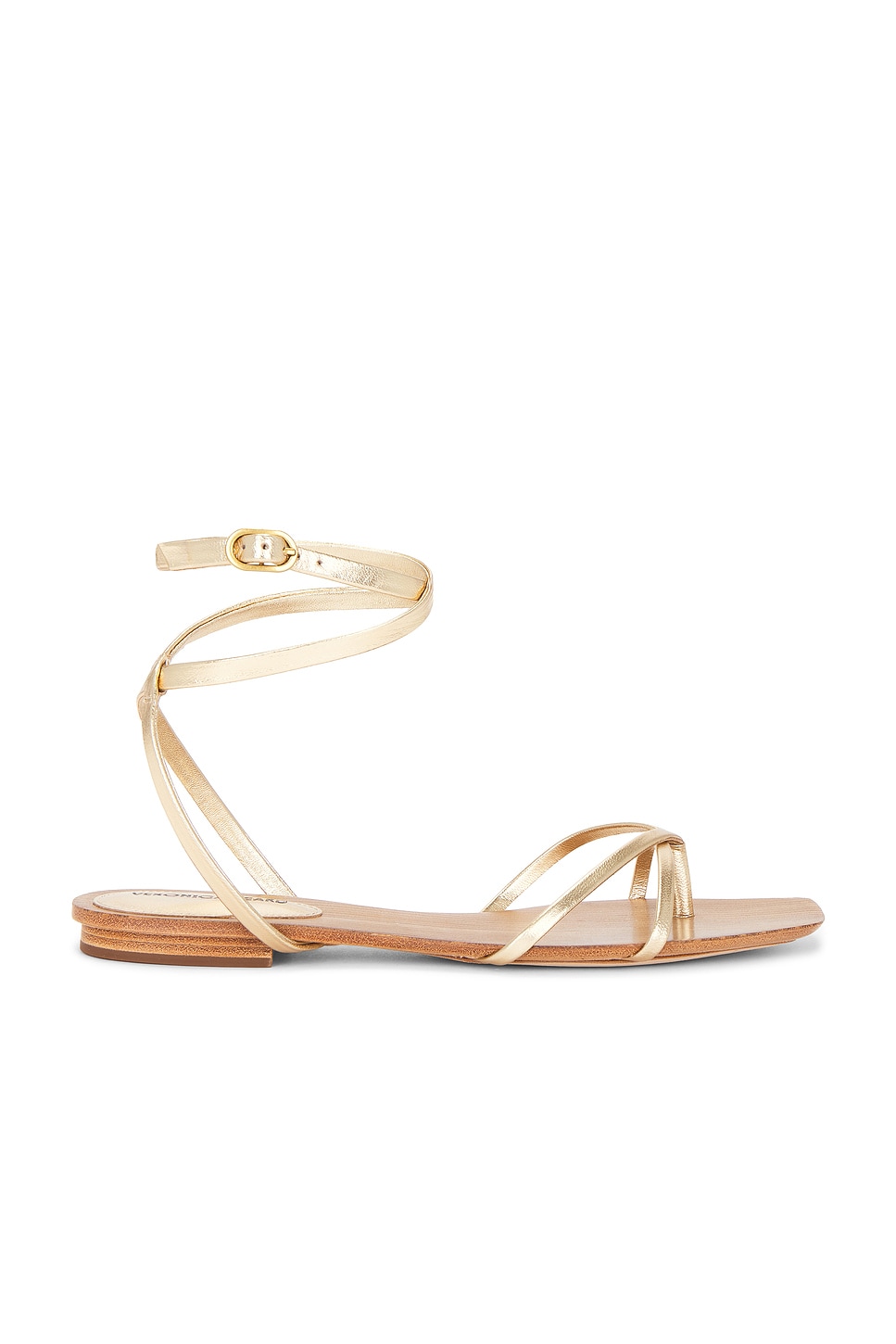 Сандалии Allegra от Veronica Beard, pale gold