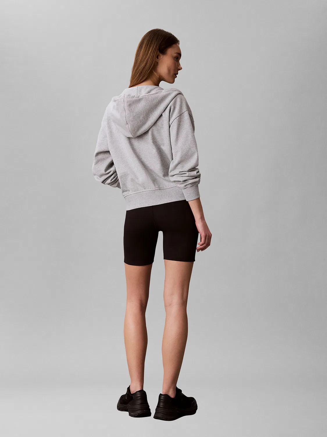 Облегающие спортивные шорты Calvin Klein черного цвета — фото 4