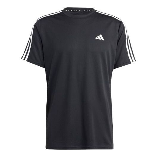 

Футболка Essentials 3 полоски тренировочная футболка Adidas, черный