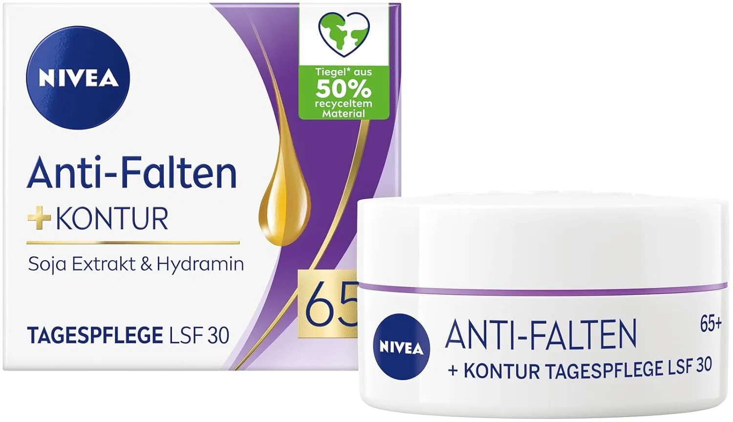 Крем для лица SPF NIVEA Дневной «Anti-Wrinkle + Contour Day Cream +» от