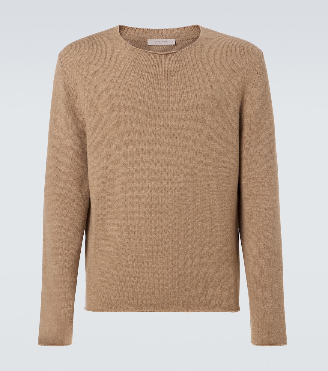 

Шерстяной свитер Shai из хлопка и шерсти The Row, Beige Melange