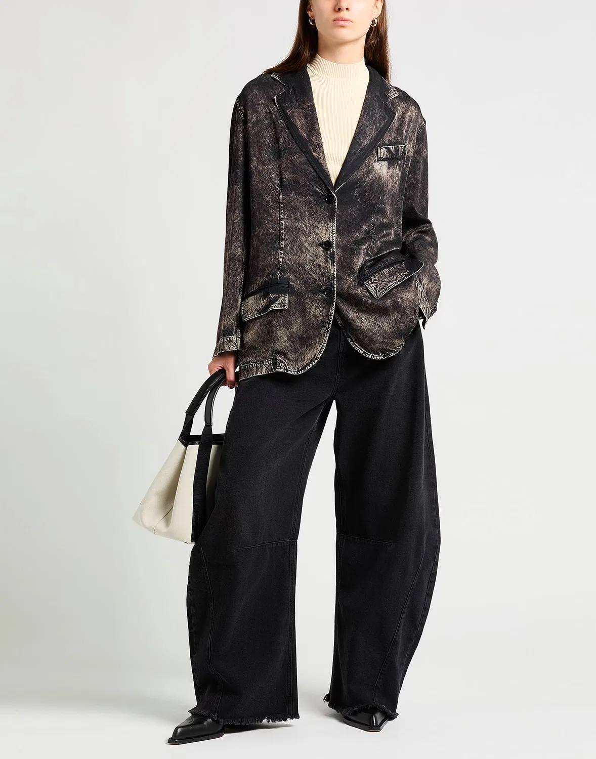 Блейзер ACNE STUDIOS черный — фото 4