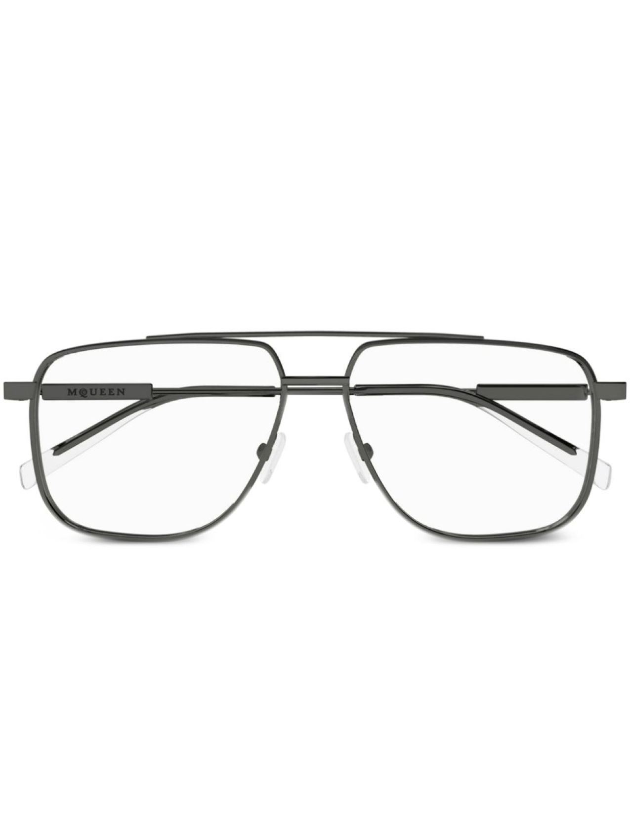

Alexander McQueen Eyewear очки в массивной оправе, серый