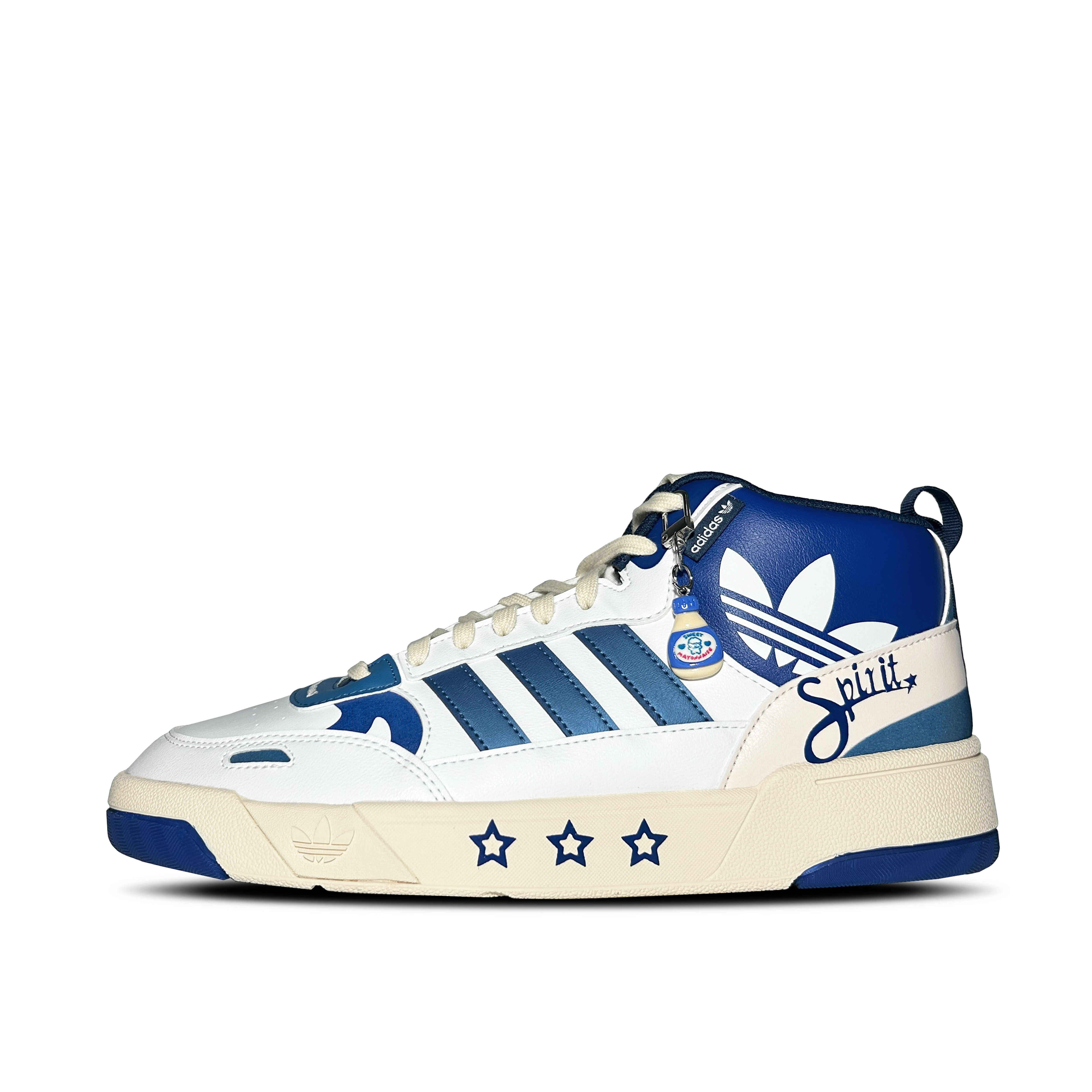 

Кроссовки adidas originals Post Up Skateboarding Shoes Unisex High-top White/blue, цвет Starry