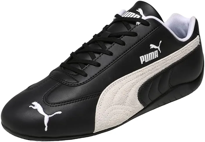 Кроссовки PUMA Speedcat LTHR унисекс, белый/черный
