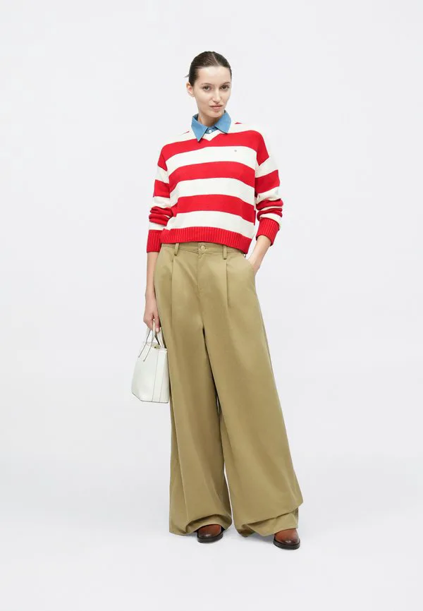 Регбийный свитер Tommy Hilfiger, Primary Red/Calico Rugby — фото 2
