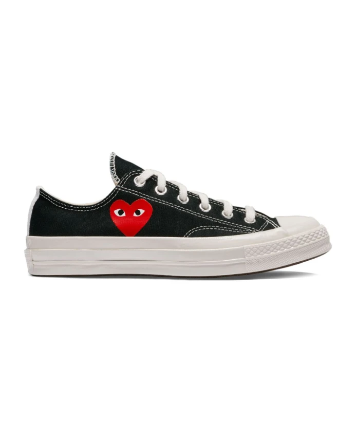 

Кроссовки из парусины с логотипом Comme Des Garçons, черный