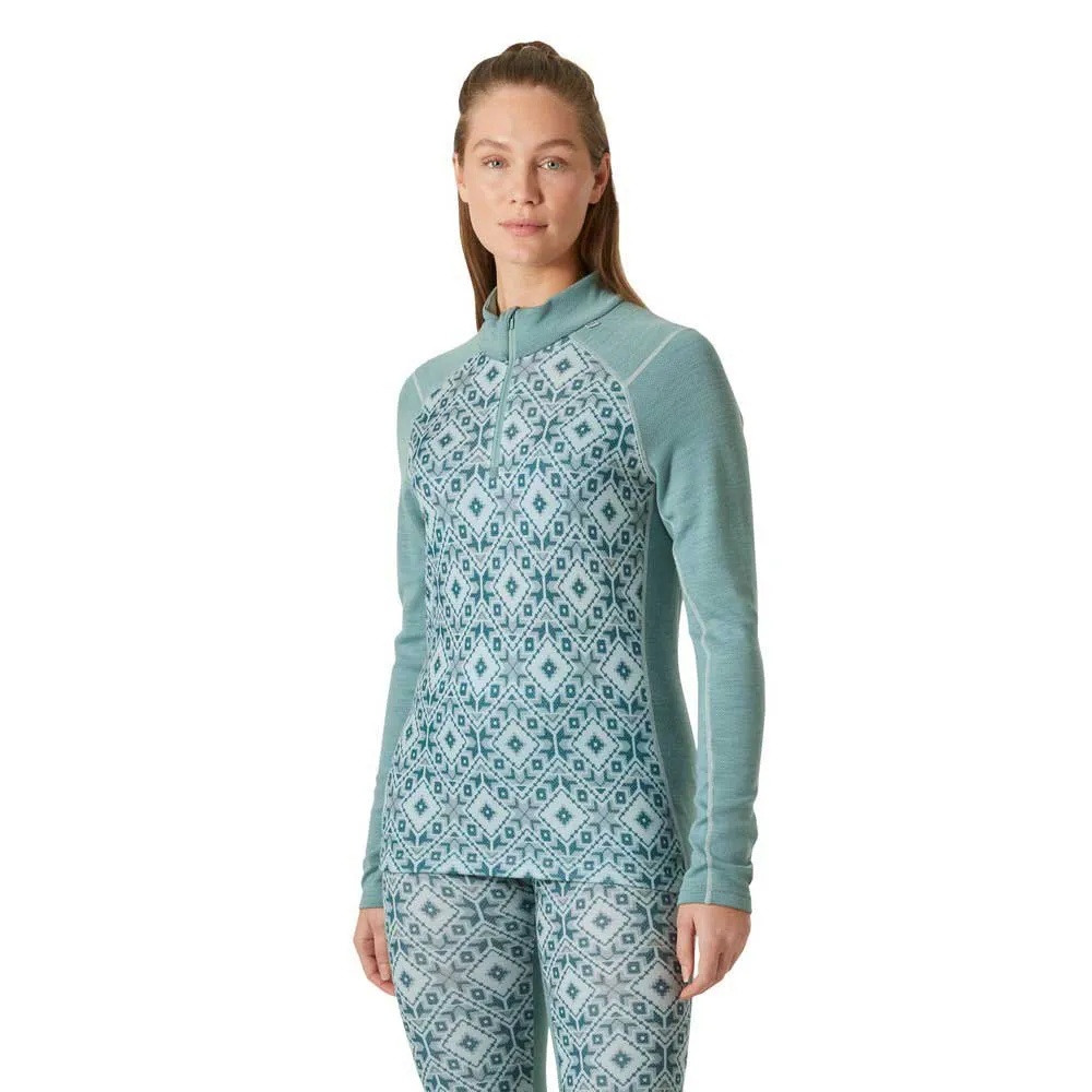 

Базовый слой Helly Hansen Lifa Merino Midweight Gra, зеленый/синий