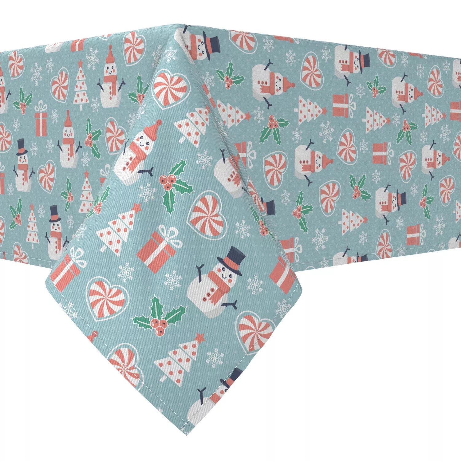 

Прямоугольная скатерть, 100% хлопок, 60x120 дюймов, Merry Holiday Designs