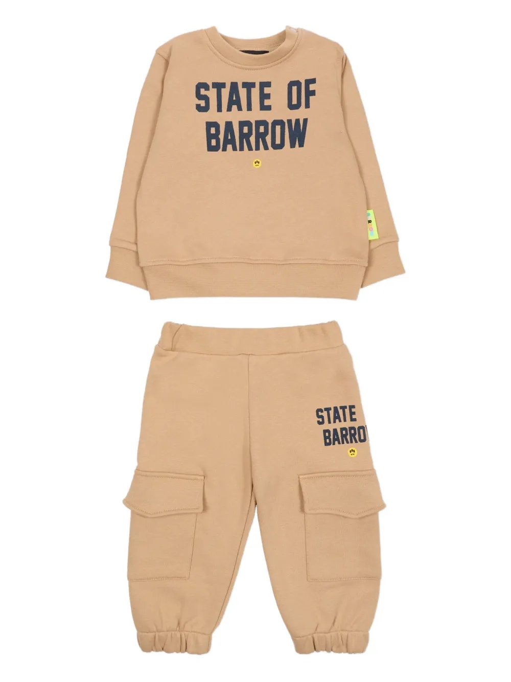 

Спортивный костюм с графическим принтом Barrow Kids, бежевый