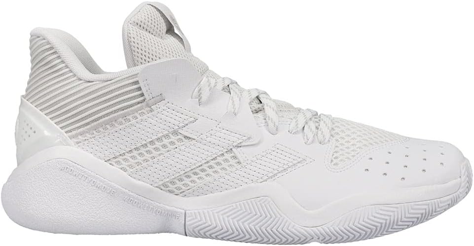 Баскетбольные кроссовки Adidas Harden Stepback черный/коралловый/серый (EF9890), белый/серый — фото 2