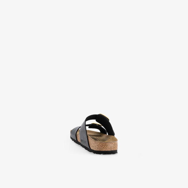 Сандалии Birkenstock Sydney на двух ремешках из кожи, черный — фото 4