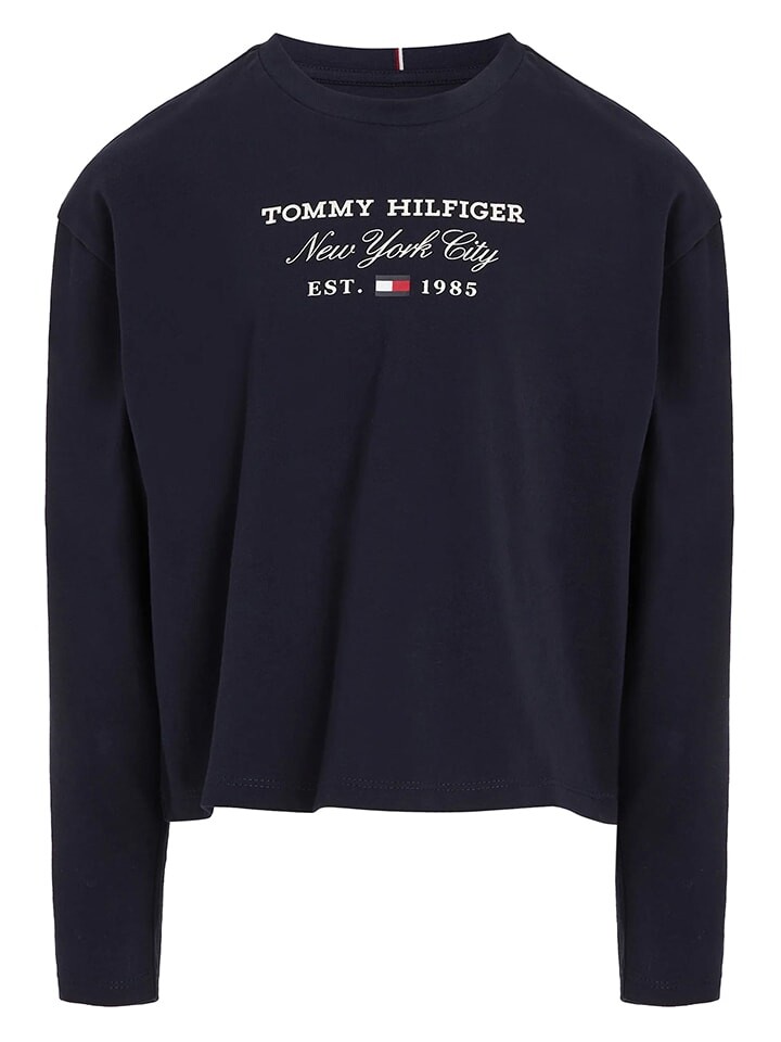 

Лонгслив Tommy Hilfiger, темно-синий