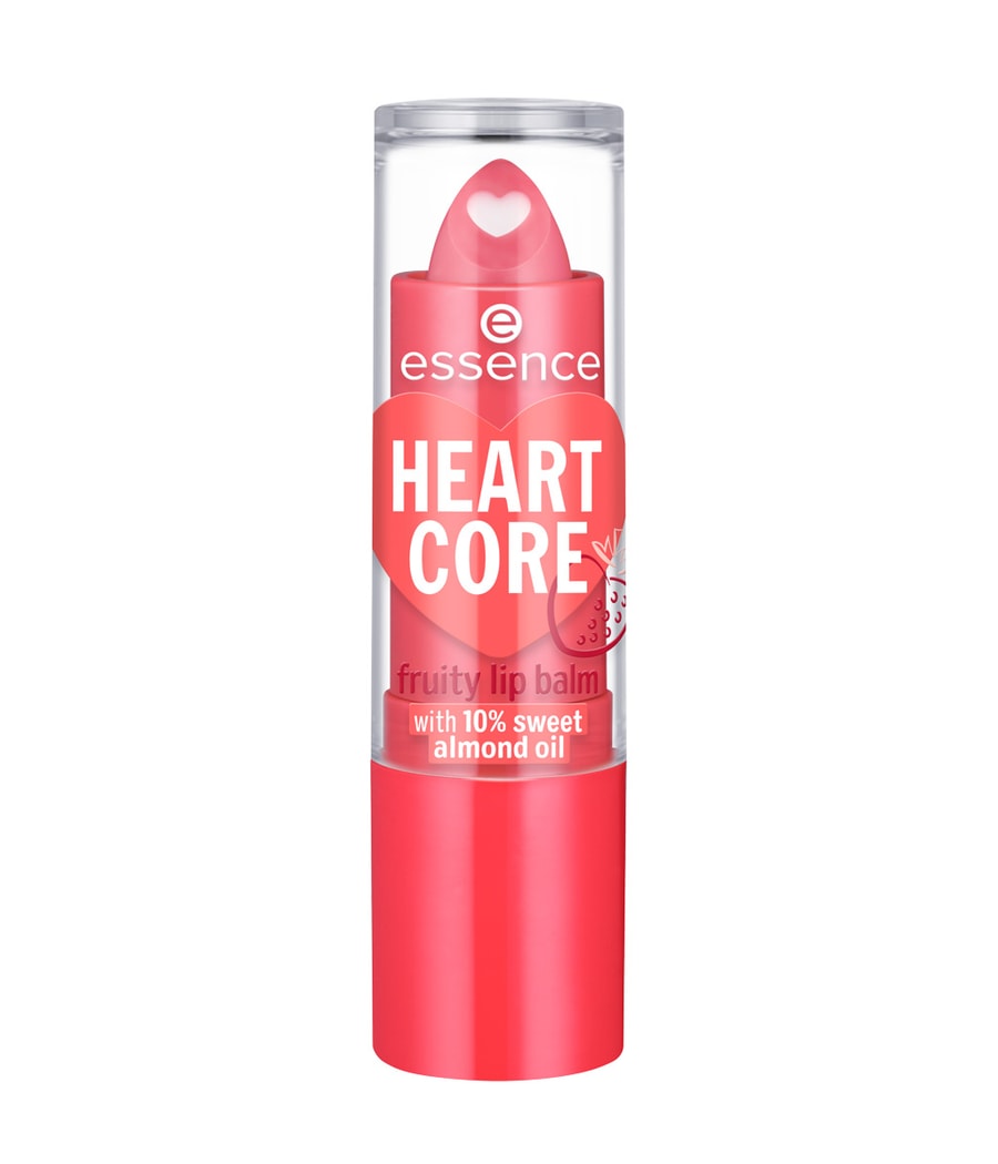 

Бальзам для губ essence HEART CORE fruity lip balm, Nr. 02 - Sweet Strawberry, 3g