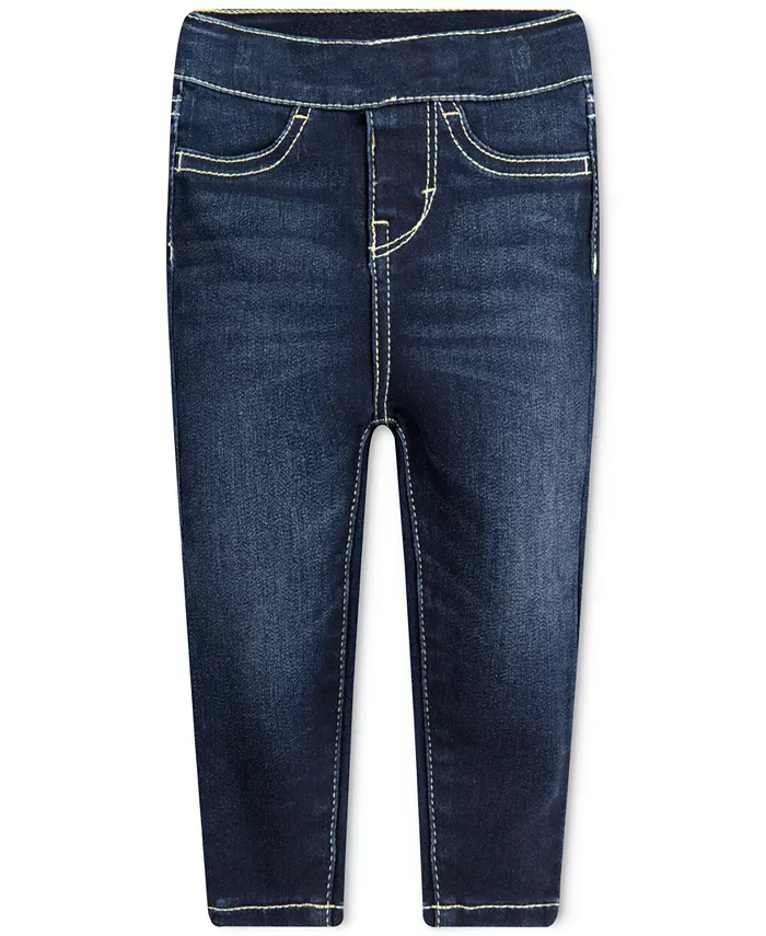 

Детские джинсы-леггинсы с регулируемой резинкой на талии Levi's, синий