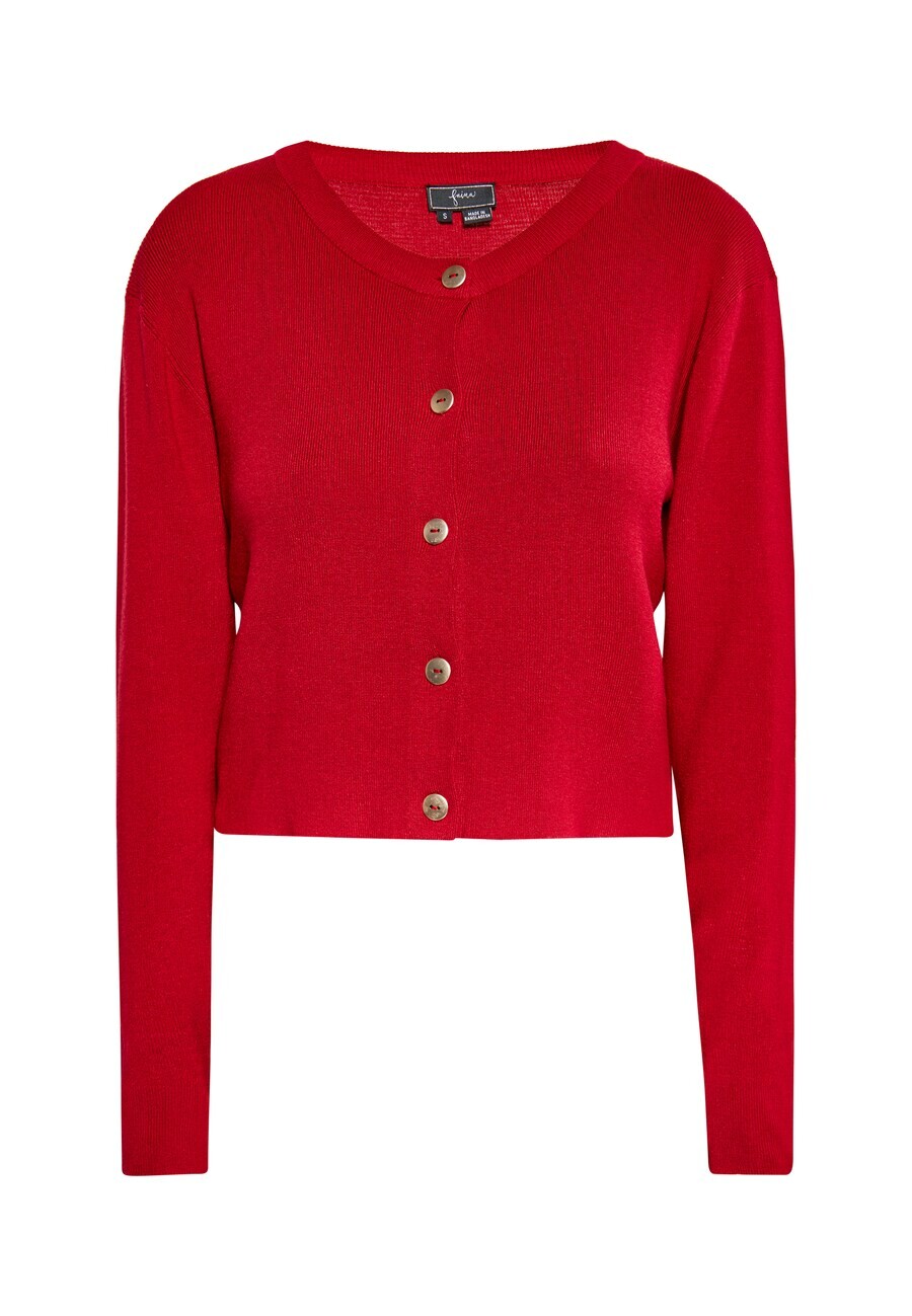 

Кардиган faina Knit Cardigan, красный