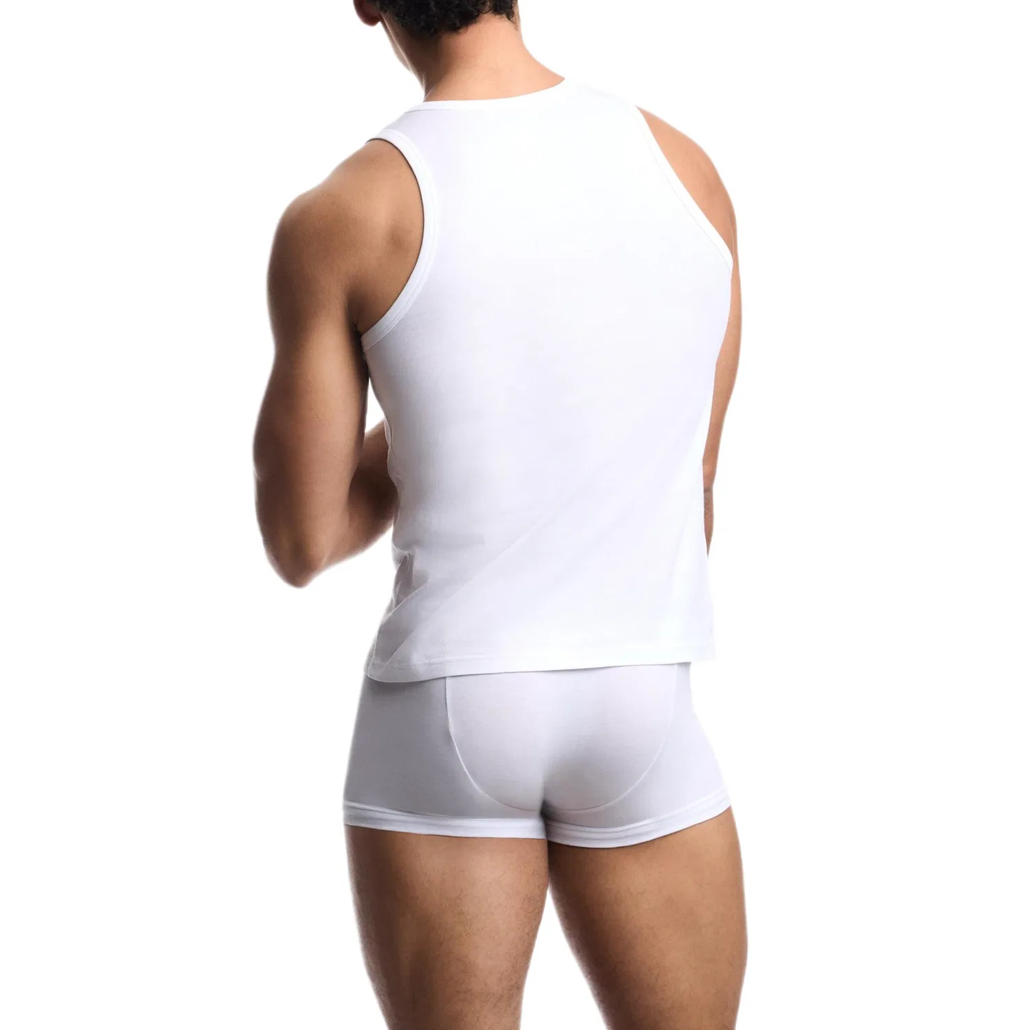 Майка EMPORIO ARMANI SS26 Tank Top Men's 2 Pack белый — фото 4