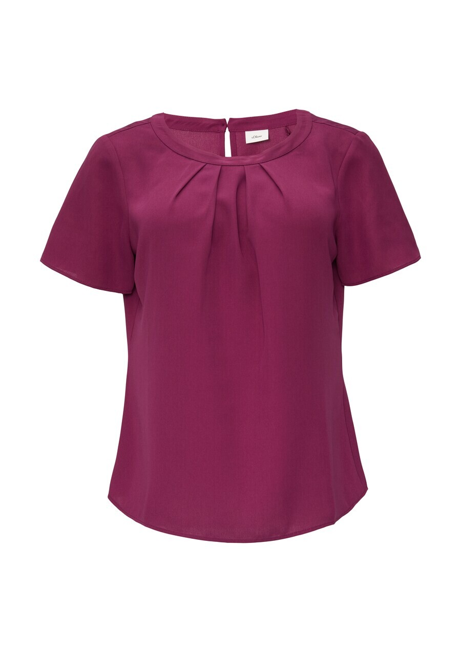 

Блузка с коротким рукавом s.Oliver BLACK LABEL Blouse, фуксия