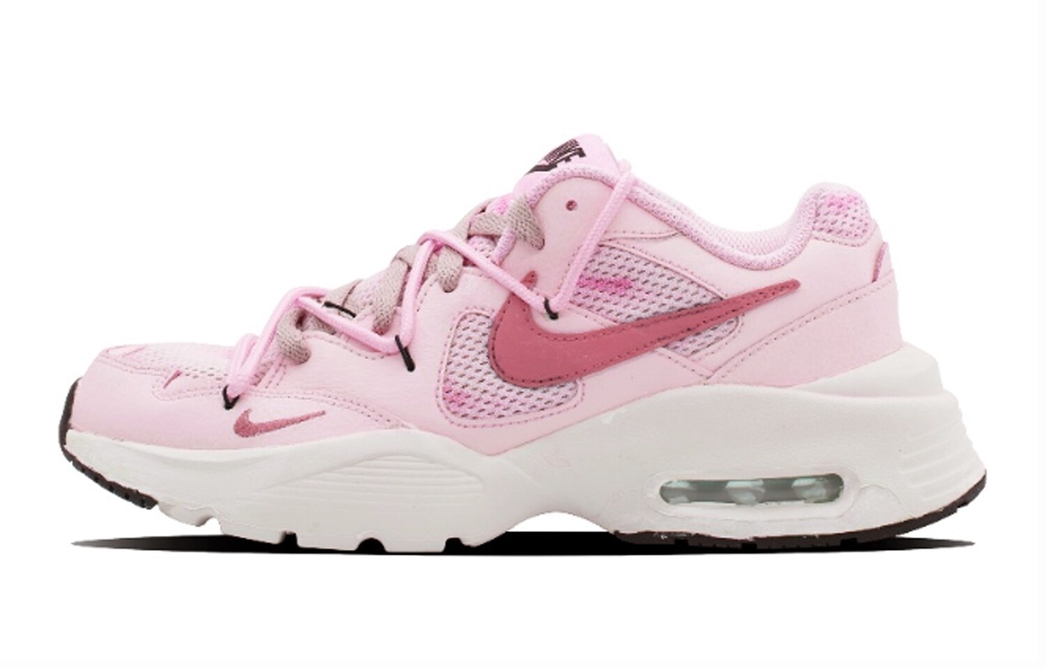 

Кроссовки Air Max Fusion для бега мужские с низким верхом розового/белого цвета Nike, розовый