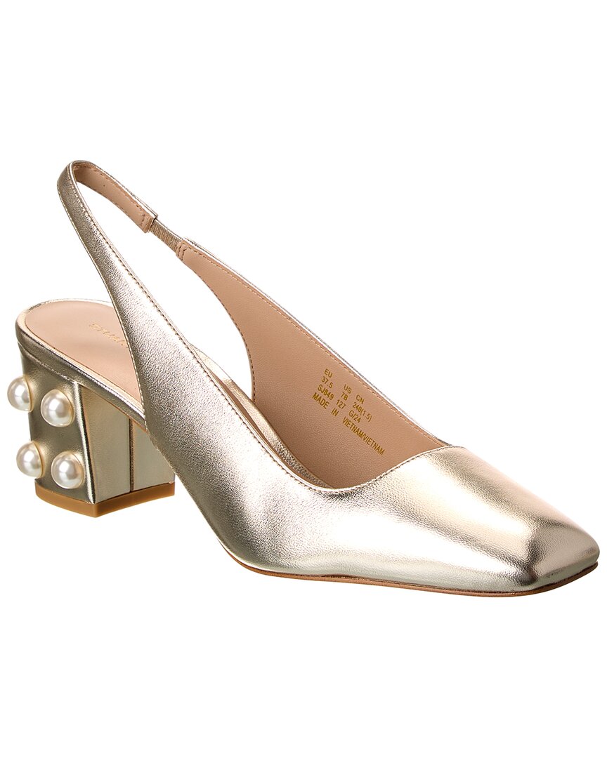 Туфли-лодочки Stuart Weitzman Jte 60 Leather Slingback, золотой