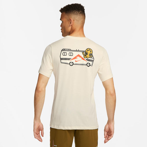 Футболка dri fit Nike, бежевый — фото 2