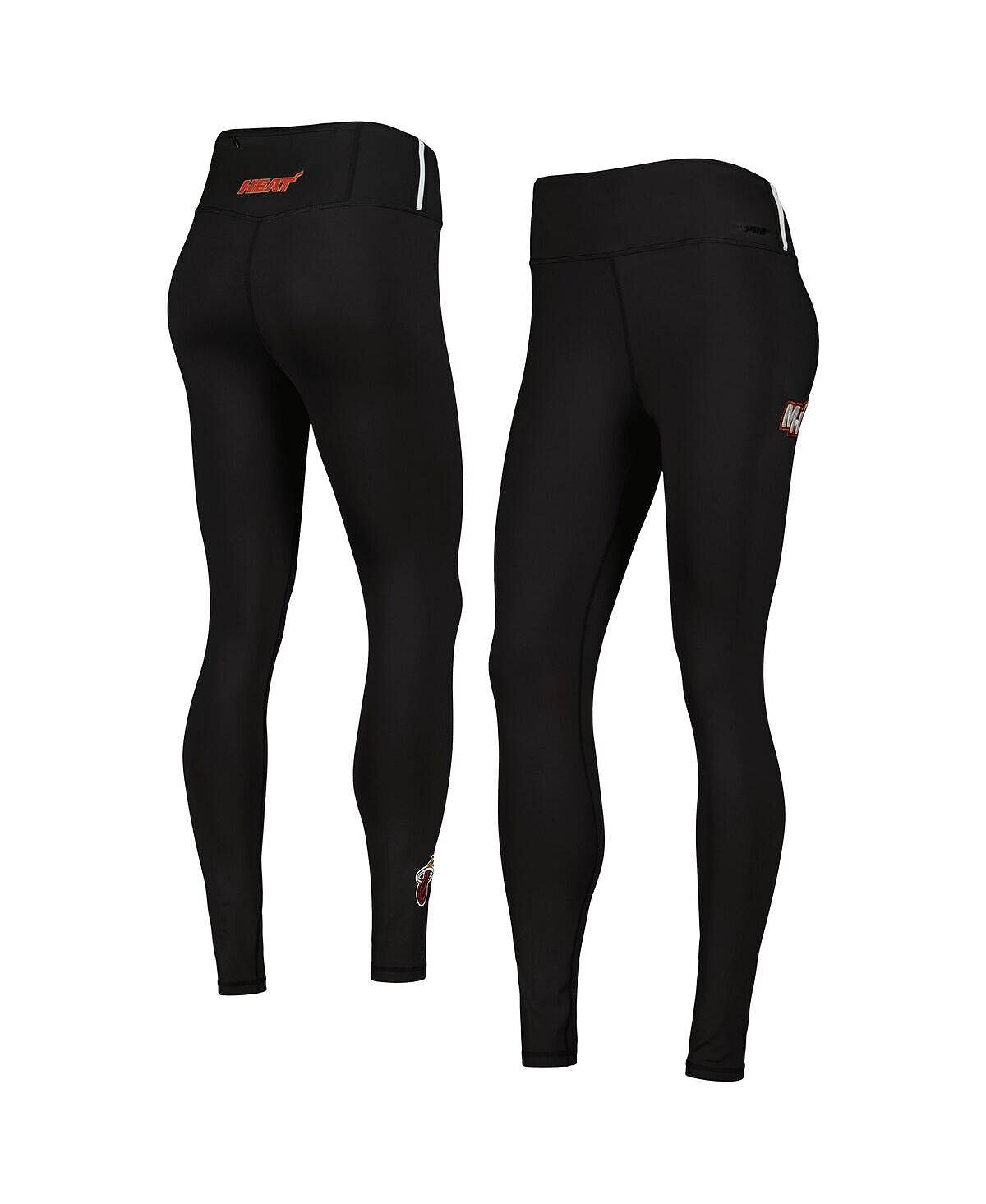 

Женские черные леггинсы Miami Heat Classics Lux Pro Standard, черный