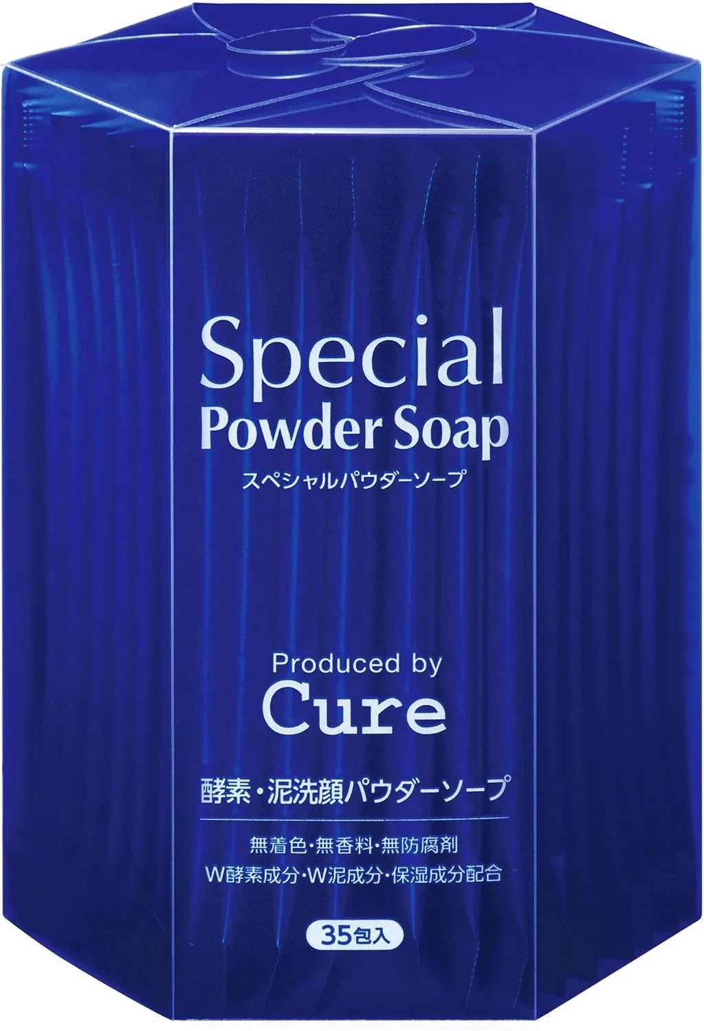 Энзимная пудра для умывания Cure Special Powder Soap, 0.6 г x 35 пакетиков