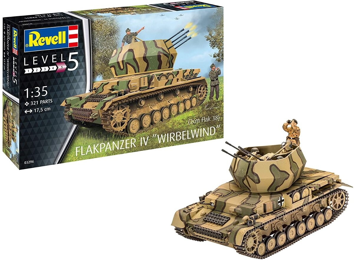 

Revell, Flakpanzer 4 Wirbewind, Модельный комплект, 12+