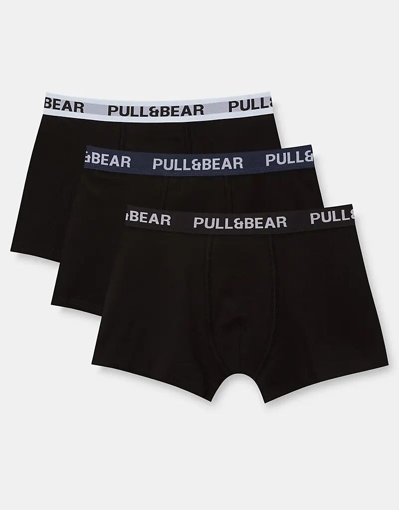 

Pull&Bear 3 Пары боксеров с логотипом в нескольких цветах