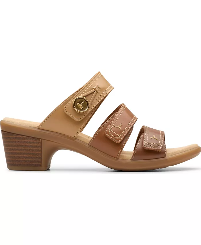 Сандалии Collection Women's Emily2 Adella Block Heel Sandals Clarks, коричневый — фото 2