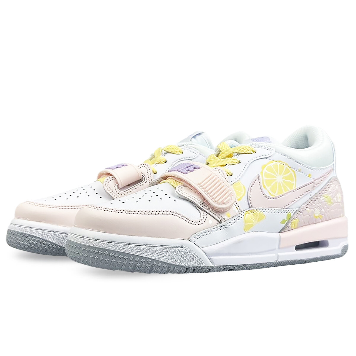 Кроссовки Jordan Legacy 312 Vintage Basketball Shoes Women's Low-top Pink/white, белый — фото 3