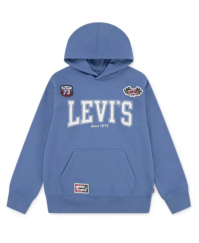 

Мальчики 8-20 Hit The Road толстовка с капюшоном Levi'S, синий