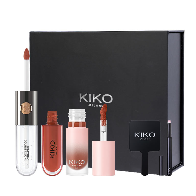 

Набор помад chao color с легким нанесением, глянцевым покрытием, матовым спреем и росистым финишем KIKO