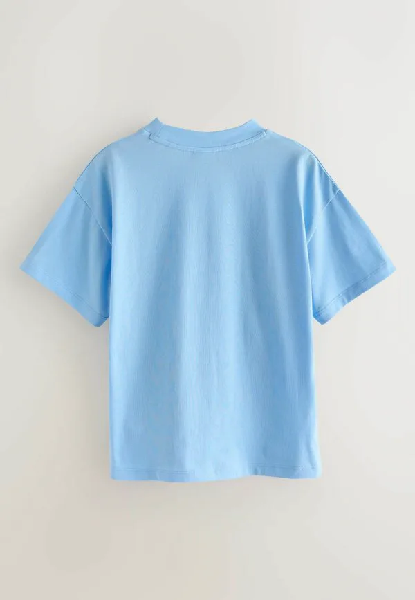 Футболка стандартного кроя с графическим принтом и буквами. Baker By Ted Baker, Light Blue — фото 2