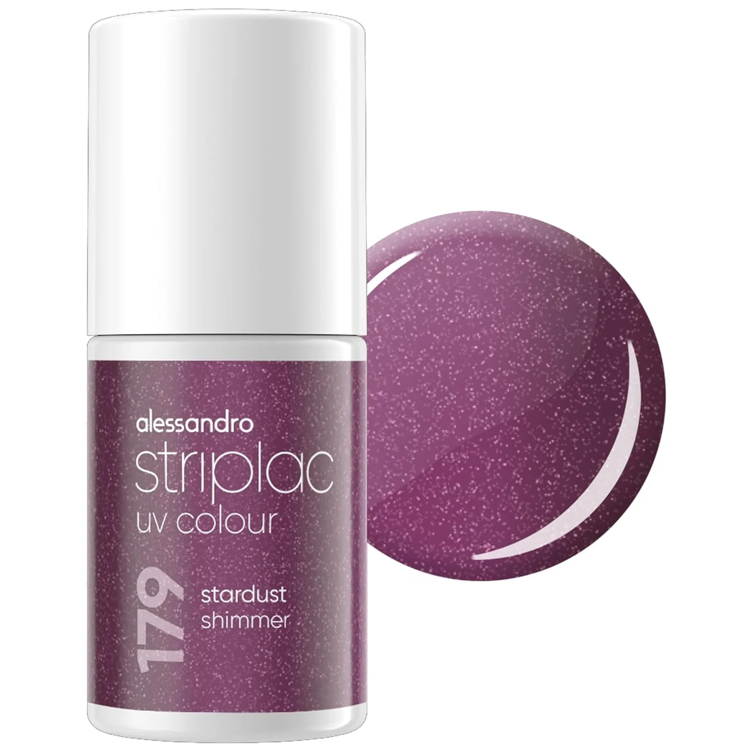 УФ-лак для ногтей «Striplac Stardust Shimmer» от alessandro Alessandro