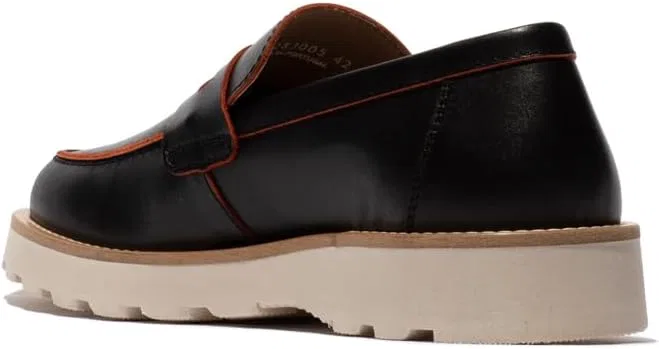Лоферы Fly London, модель Men's Loafers, черный/красный — фото 3