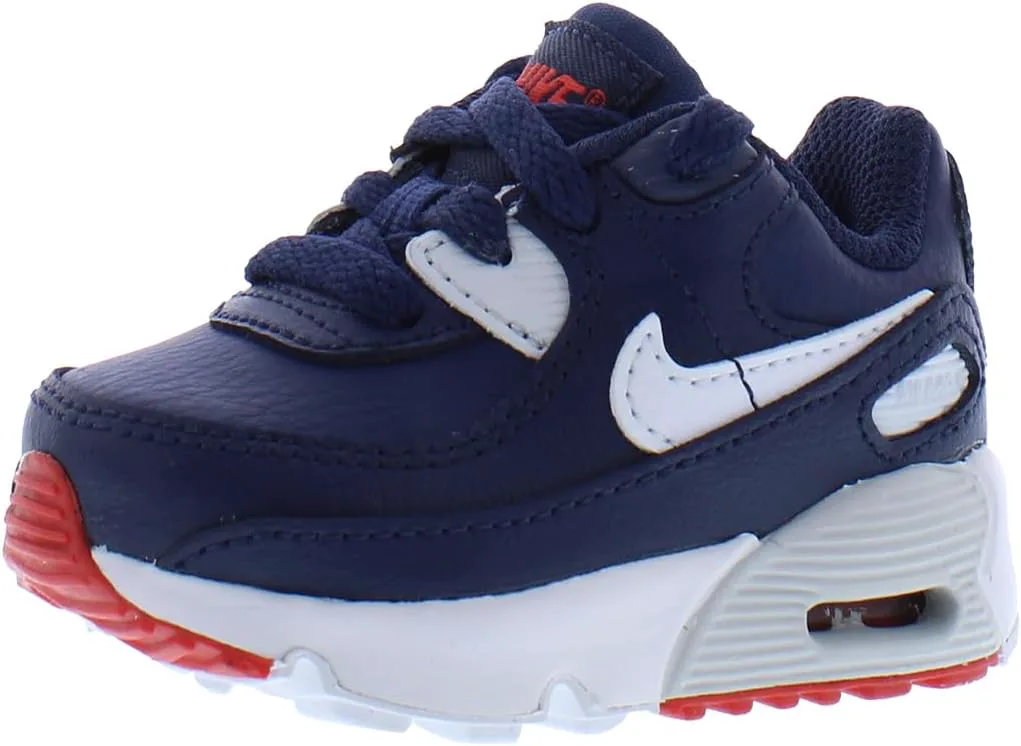 Кроссовки Nike Kid's Air Max 90 LTR, белый/темно-синий/синий