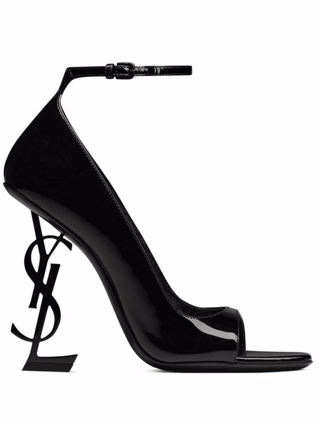 

Saint Laurent туфли Opyum с открытым носком, черный
