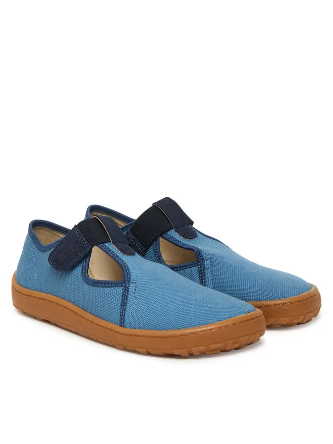 Froddo Т-образные тапочки Barefoot Canvas G1700439-1 D синего цвета — фото 2