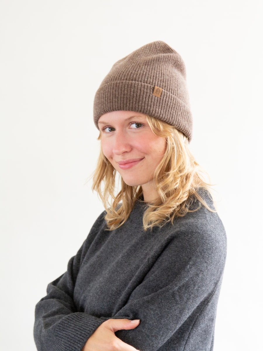 

Шапка KOPYTO GAZELLE Leichte Wollmütze 100% Merinowolle RWS Unisex, мокко