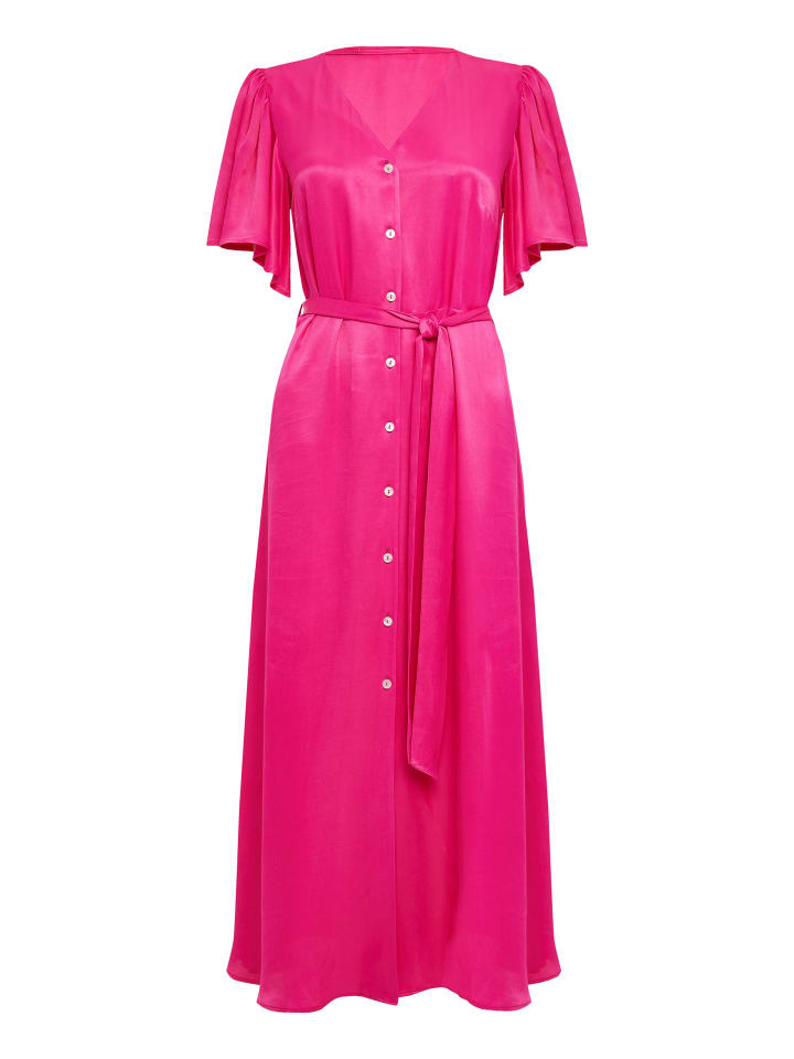 

Платье до колена Threadbare, розовый